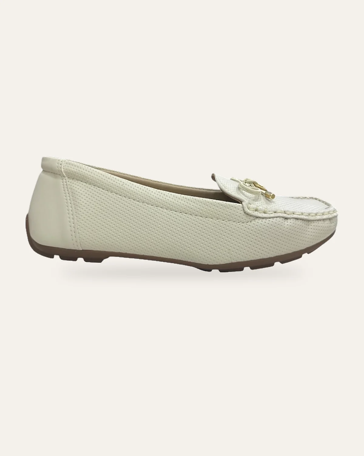Mocassim branco off