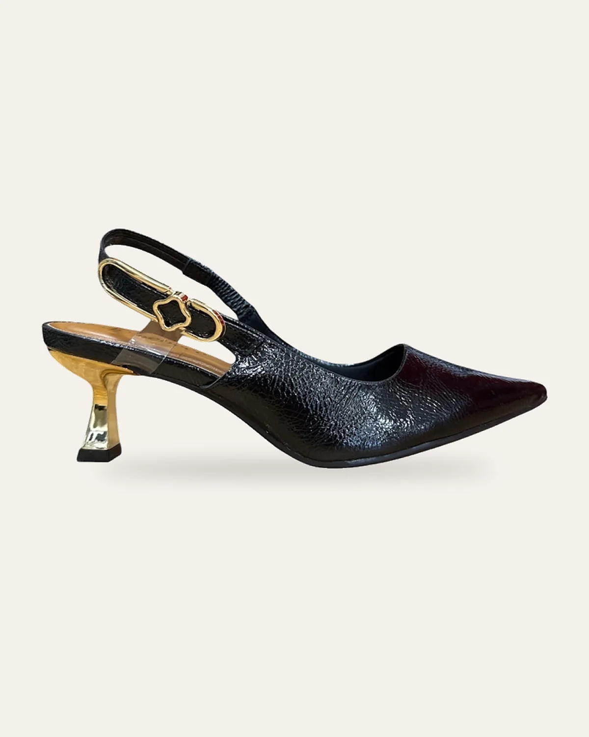 Scarpin strass preto