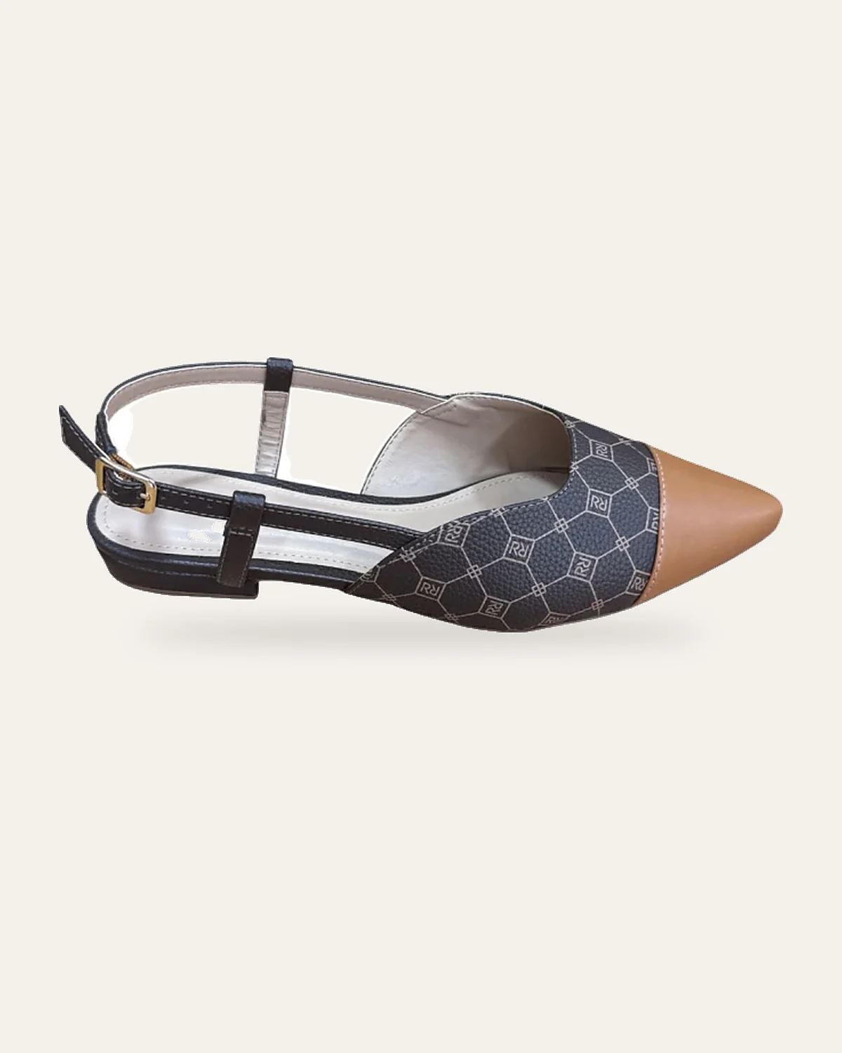 Slingback darck caramelo