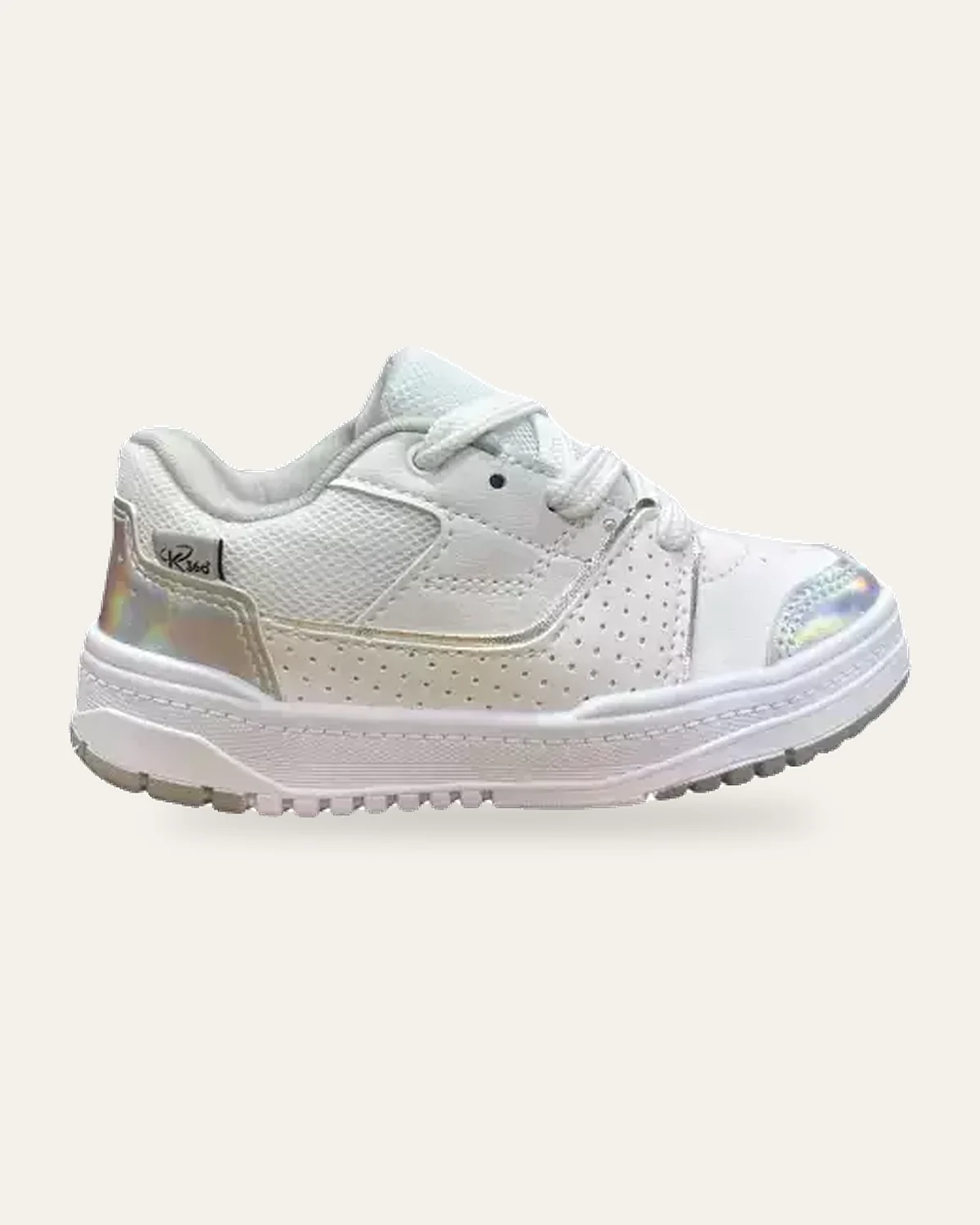 Tênis K360 estilo branco prata